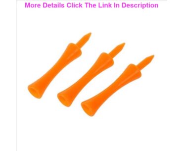 Best 50pcs 70mm Big Castle Golf Tees (Orange)