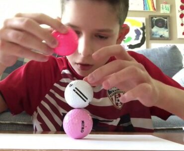 Gav's Gigz Stacking Golf Balls Challenge