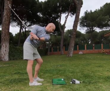 Day 3 - Lockdown golf swing project - Lateral side bend (DTL) - 22.04