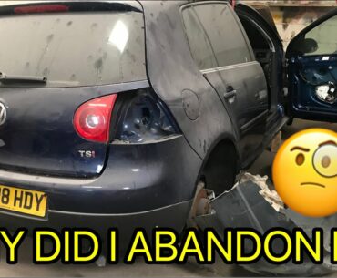 Whats up with my Salvage VW Golf?? +Workshop update!