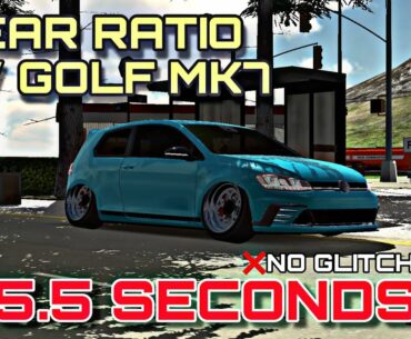 CAR PARKING MULTIPLAYER | GOLF MK7 5.5s GEAR RATIO