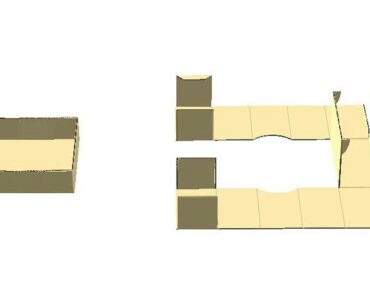 THE TEE BOX DIELINE  side view scale
