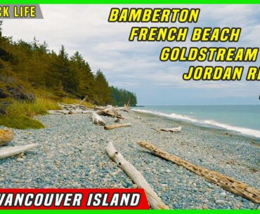 Vancouver Island Goldstream, Bamberton, French Beach, Jordna River parks - Overland Truck camping
