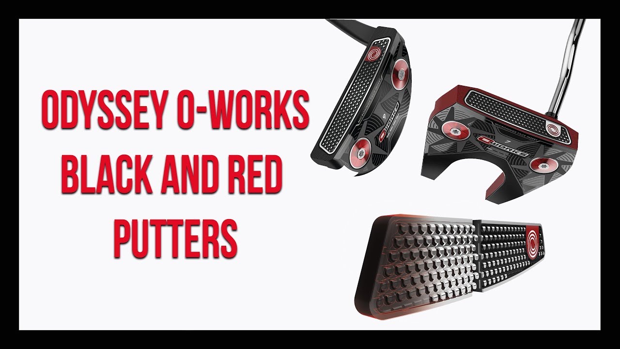 Odyssey O-Works Red and Black Putters Odyssey O-Works Red and Black Putters