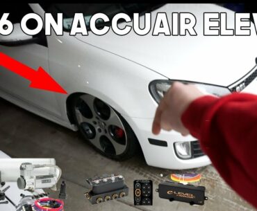 Accuair Elevel install! Mk6 Gti + Custom Trunk