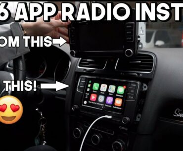 The BEST Mk6/Mk5 App Radio Head Unit // Install + Review