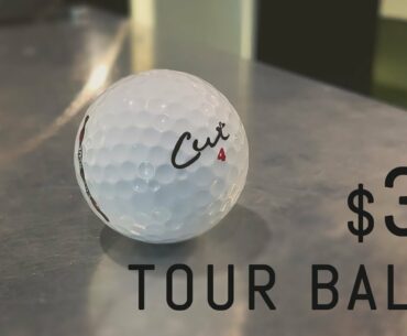 $30 Tour Ball? Cut Blue DC Golf Ball Review