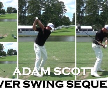 Adam Scott Driver Swing Sequence and Slow Motion