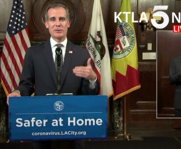 Coronavirus: L.A. Mayor Eric Garcetti provides update on COVID-19 response