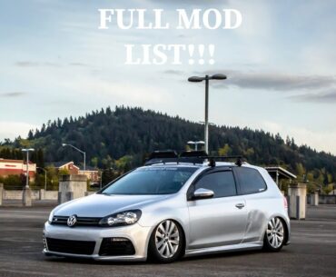 MK6 GOLF TDI MODS
