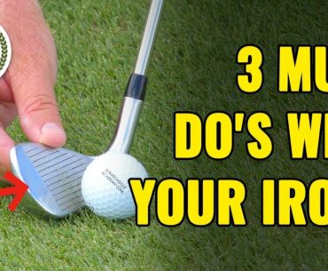 3 Must DO’s With Your Irons (COPY THESE!)