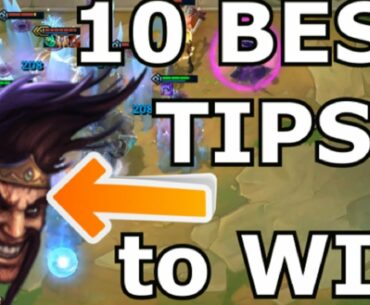 10 BEST TIPS to WIN at TEAMFIGHT TACTICS - Beginner Strategy Guide and Common Mistakes lol tft