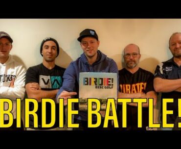 WHO CAN WIN THE BIRDIE BATTLE?! (new disc golf board game)