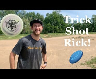 TRICK SHOTS AT THE BMX PARK!