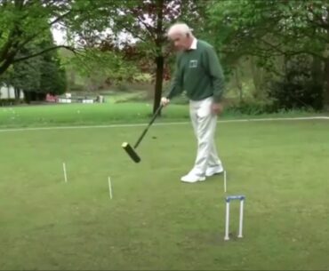 Golf Croquet Hoop 1 Tactics