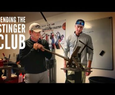 Bending All My Irons With Help From The Legend Mike Bury | Checking The Loft And Lie Of My Clubs