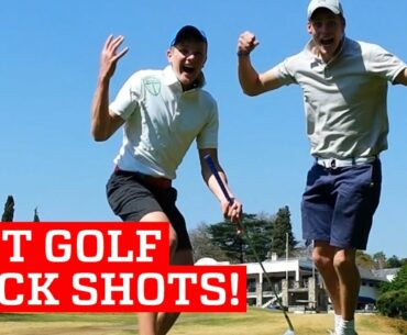 BEST GOLF TRICK SHOTS & PUTTS  | PEOPLE ARE AWESOME 2016