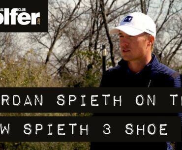 Jordan Spieth on the new Spieth 3 shoe by Under Armour