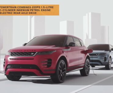 Introducing the new Range Rover Evoque Plug-in Hybrid Electric vehicle