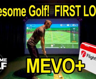 Awesome Golf Simulator Software Review with Flightscope Mevo Plus - FIRST LOOK