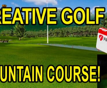 Creative Golf 3D Review - Golf Simulator Course Demo - Flightscope Mevo+
