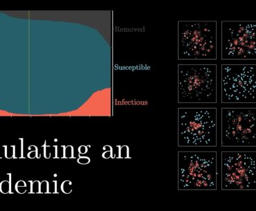 Simulating an epidemic