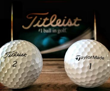 Titleist AVX vs Taylormade TP5 - LOW SPIN GOLF BALL FACE-OFF!