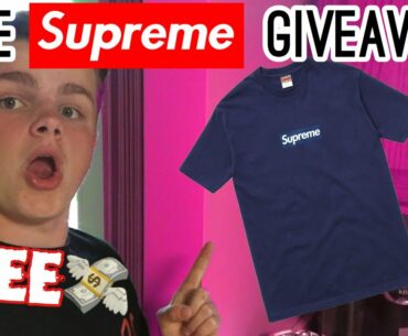 FREE SUPREME GIVEAWAY! (EXCLUSIVE FREE T-SHIRTS..)