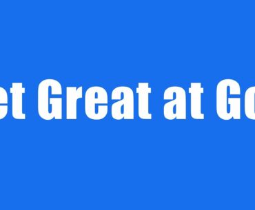 Get Great at Golf.... In Search of The Perfect Address