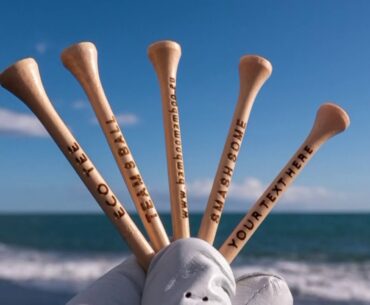 Eco-Friendly Bamboo Golf Tees -  www.bamboomamboo.eu