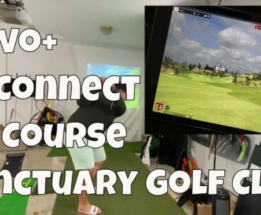 Mevo Plus Golf Played In the Garage: Sanctuary Golf Club