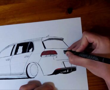 Drawing Golf MK6 R Stance | DaniB