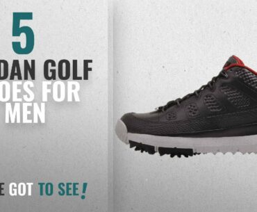 Top 10 Jordan Golf Shoes [2018 ]: Jordan Men's Air IX Retro Golf, Black/Gym Red-White, 8.5 M US