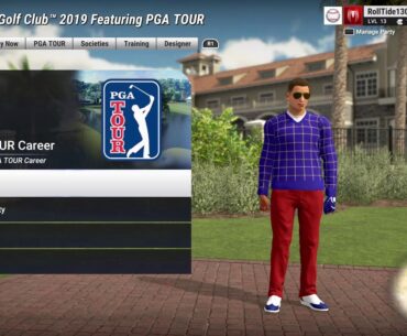 Me and Driggs Heads Up in Golf Club 2019