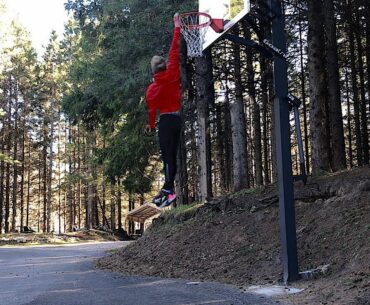 Attempting to Dunk on a 12 Foot Basketball Hoop - 5’8” Dunk Journey #114