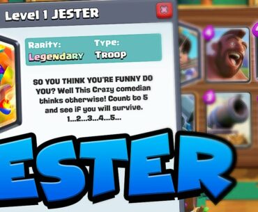 THE "JESTER" in CLASH ROYALE