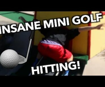 INSANE MINI GOLF HITTING! Asian Tiger Woods! Vlog #11 | JOYSTICK