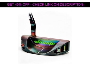 Discount  Golf clubs putter men's right handed putter steel shaft Circular putter PVD black Chromat