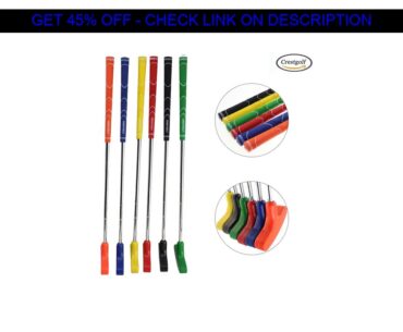 Big Sale  Crestgolf Custom Size for Mini Golf Putters Yellow for Golf Practice Clubs with Rubber Pu