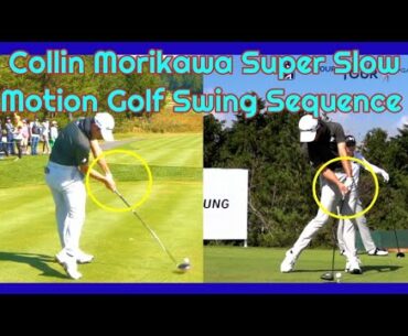 Collin Morikawa Super Slow-Motion  Amazing Golf Swing Sequence,コリン・モリカワスーパースローモーション
