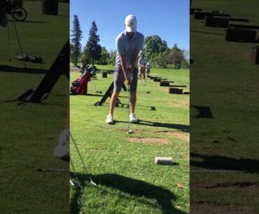 6 iron face on mid fade