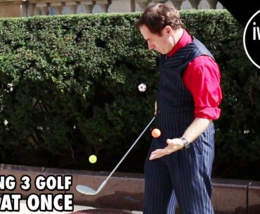 Golf Ball Tricks - Juggling Golf Balls
