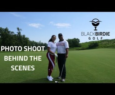 Behind The Scenes Photo Shoot of Black Birdie Golf