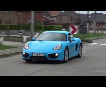 Sportcars arriving at a Carmeet