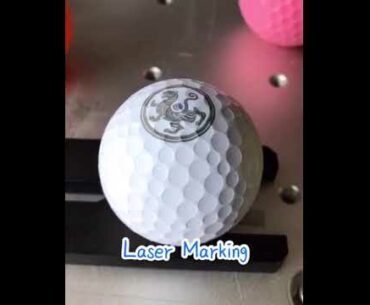 Laser Marking On Golf Balls