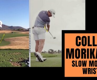 Collin Morikawa - Slow Motion Wrist  and Club Face Analysis