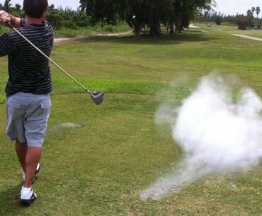 Hilarious ! Exploding Golf ball Prank gone BAD...Really BAD !