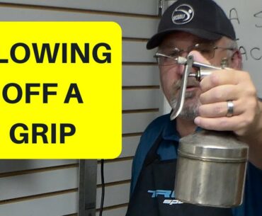 How to Blow off a grip, Mizuno MMC irons