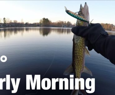 Cold EARLY Morning Fishing!