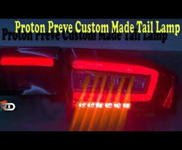 Proton Preve Rear Lamp Modification by RD Malaysia ( Demo Set )